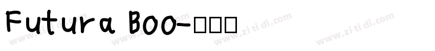 Futura Boo字体转换